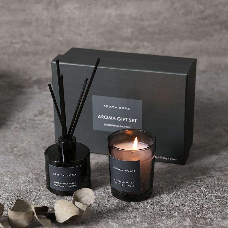 2Pcs Gift Box Set Aromatherapy - đánh giá và giá Candle Containers