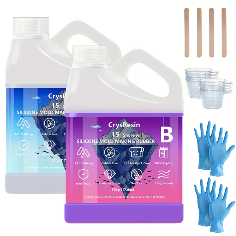 500ml 2 Bottles Liquid Silicon - đánh giá và giá Candle Making Kit