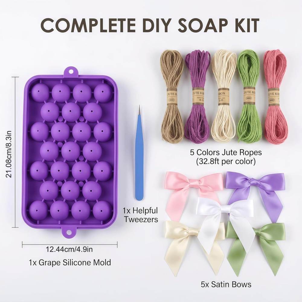 Grape Fruit Soap Mold DIY Craf - đánh giá và giá Candle Making Kit